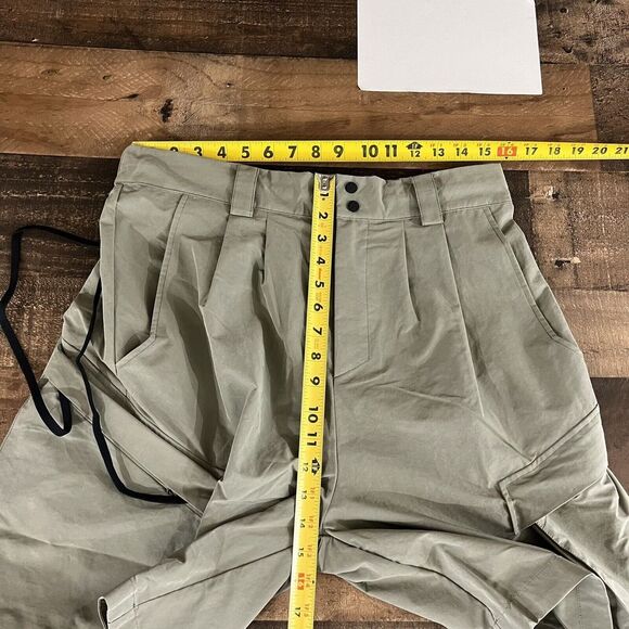 ARYS Dealer Shorts Mens Sz Medium Cargo Nylon Suede Removable Pockets Greygreen - Picture 6 of 16